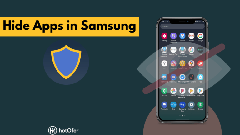 How to hide apps in Samsung?
