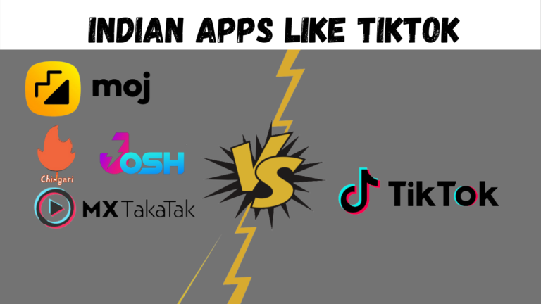 Indian Apps like TikTok