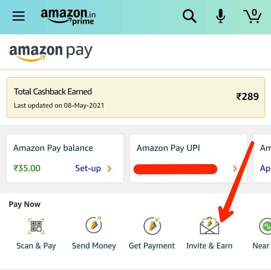 Refer and Earn Amazon Pay