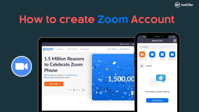How to create an Account in Zoom App?