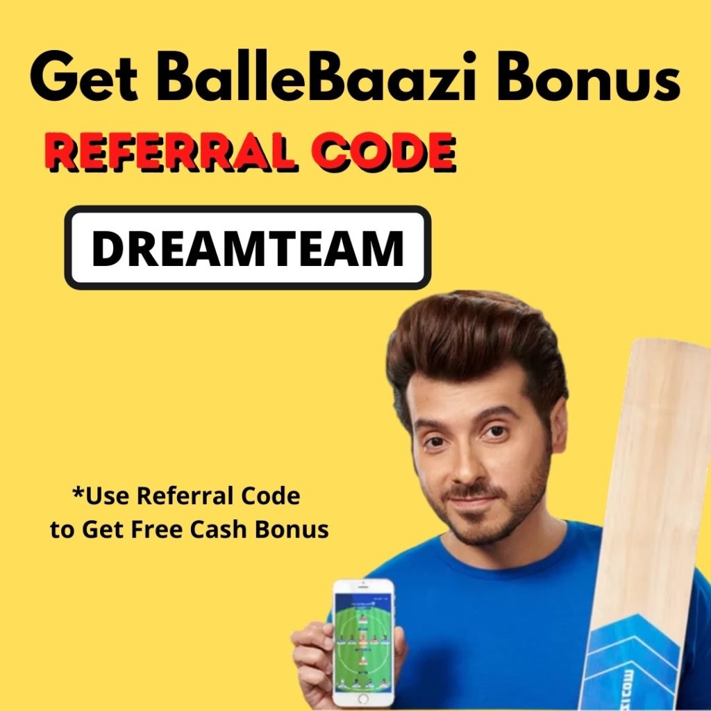 BalleBaazi Fantasy App Referral Code