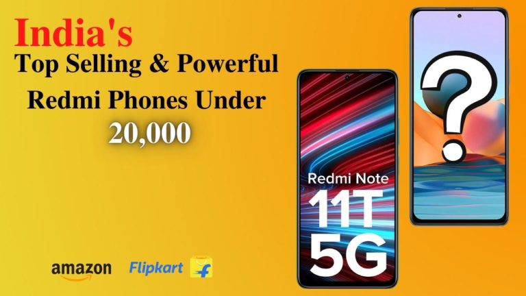 Best Redmi Phones Under 20000 In India